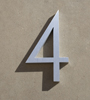 mid century house numbers 4